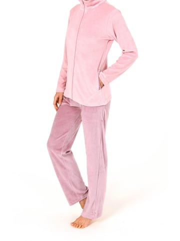 NORMANN Hausanzug Homewear Nicky Velvet - 15724 in altrose