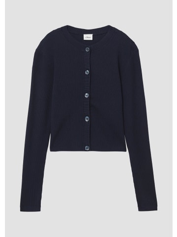 s.Oliver Strickjacke langarm in Blau
