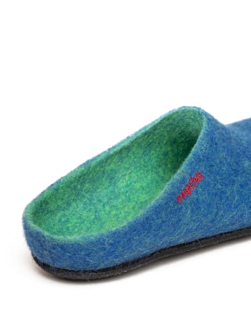 Magicfelt Filzpantoffel in blau