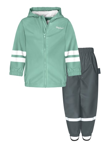 Playshoes Regen-Set Halbhose Basic in grün