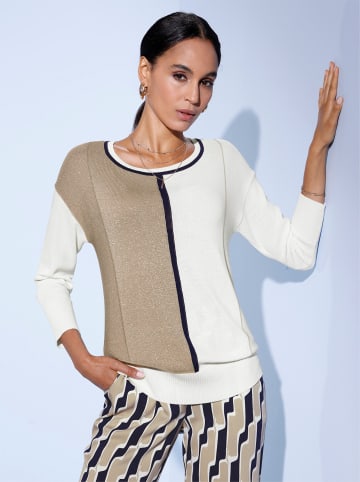 creation L Pullover in ecru-beige