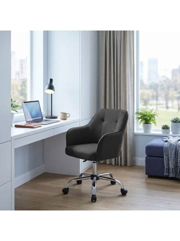 SONGMICS Bürostuhl Tyra in Schwarz - (B)58 x (H)96 x (T)60.8 cm