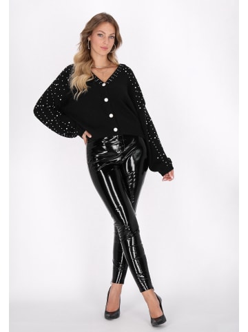 faina Damen Cardigan in Schwarz