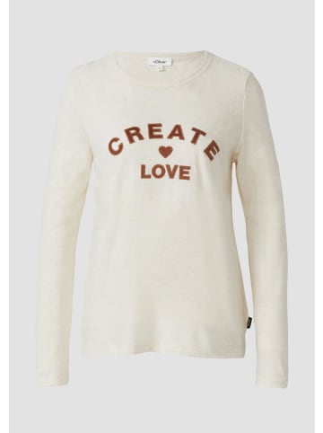 s.Oliver T-Shirt in 81D0_beige