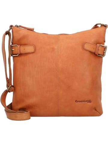 Greenland Nature Umhängetasche Leder 34 cm cognac2