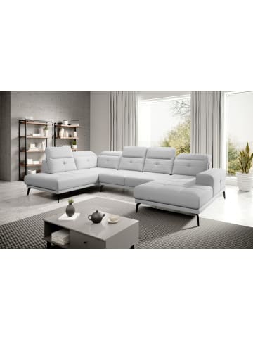 MF Design Brita Recamiere Links in Weiß -  (L) 205 x (B) 350 x (H) 107 cm