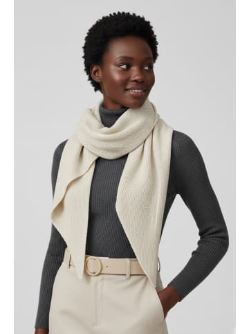 Faera Weicher Strickschal mit dezenter Struktur in Olive
