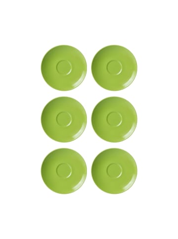 Ritzenhoff & Breker 6er Set Kaffeeuntertassen Doppio in – ø 16 cm in Grün