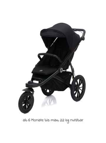 fillikid Jogger & Sportwagen Run mit Babywanne bis in schwarz