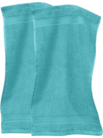 Erwin Müller Frottier Gästetuch 2er-Pack Friedrichshafen in türkis