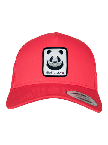 F4NT4STIC Trucker Cap Panda in red