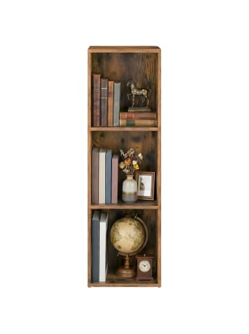 VASAGLE Bücherregal Custos in Vintagebraun - (B)30 x (H)94.8 x (T)24 cm