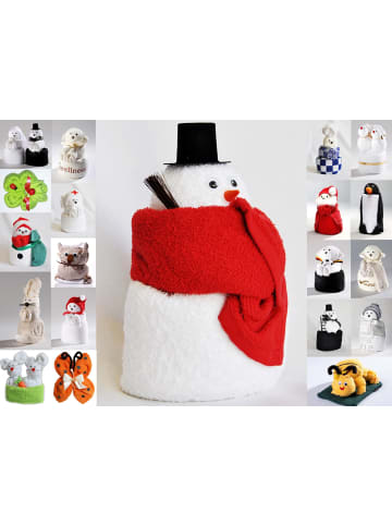 JACK Frottier Geschenk Set Handarbeit Origami Schneemann