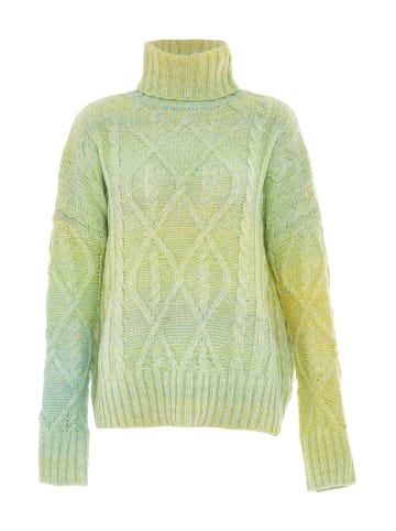 myMo Rollkragenpullover in LIMETTE MINT