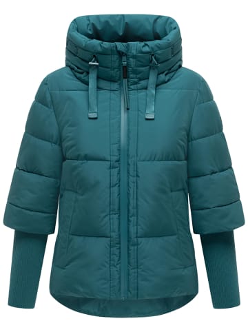 Navahoo Steppjacke Lotusherz XIV in Ocean Green Uni