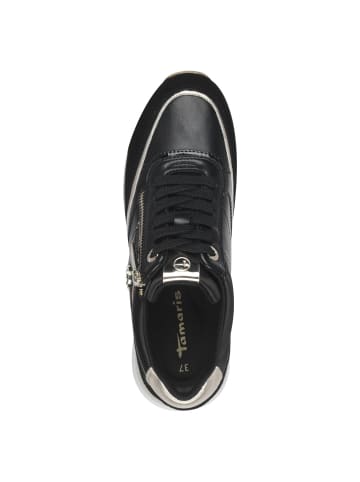 Tamaris Sneaker in BLACK/GOLD