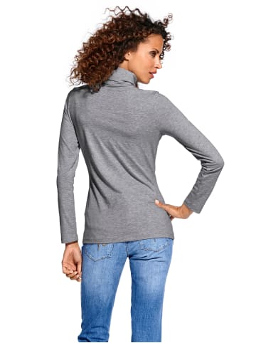 Heine Rollkragen-Shirt in grau-melange