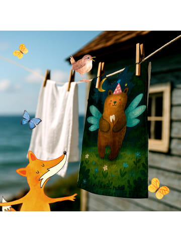 Mr. & Mrs. Panda handtuch baumwolle Bär Zahnfee Design ohne Spruch in Weiß