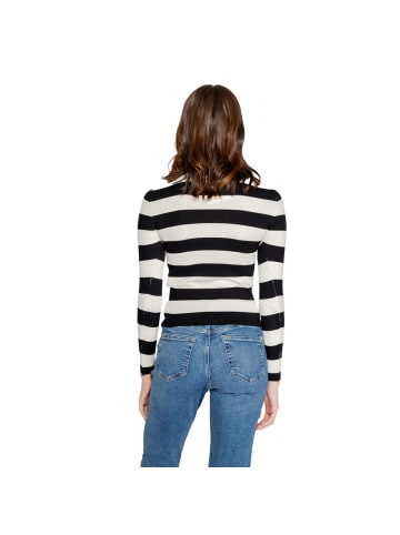 JACQUELINE de YONG Creme Schwarz Viskose Sweatshirt