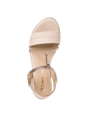 Tamaris Sandalette in BEIGE COMB