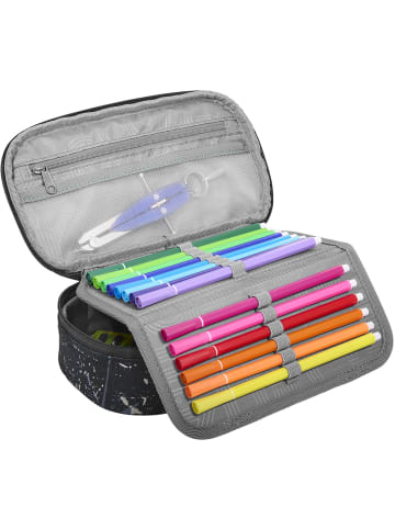 Coocazoo Schlampermäppchen Reflective Splash in schwarz