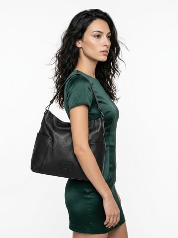 Samantha Look Shopper echt Leder in schwarz