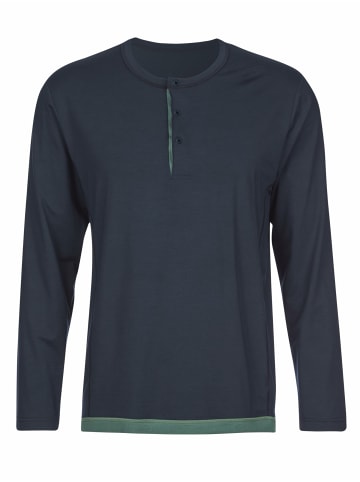 Calida Pyjama lang für Herren in blau