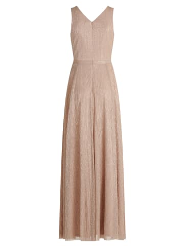 Vera Mont Abendkleid mit Plissee in Cream/White