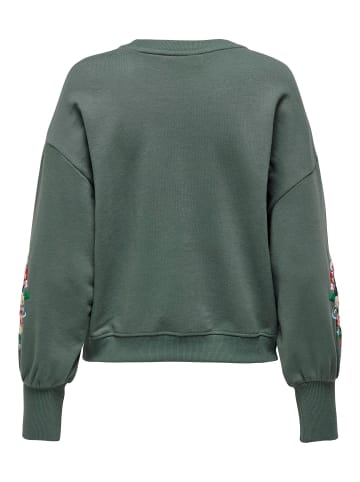 ONLY Sweatshirt in Balsam Green