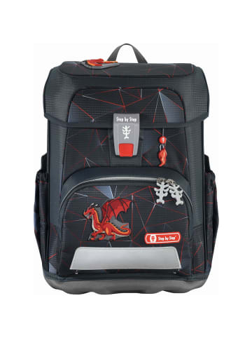 Step by Step CLOUD Schulranzen-Set Dragon Drako 5-teilig in schwarz
