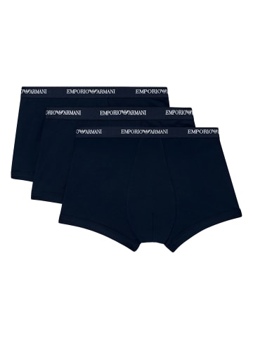 Emporio Armani 3er Pack Trunk in Dunkelblau