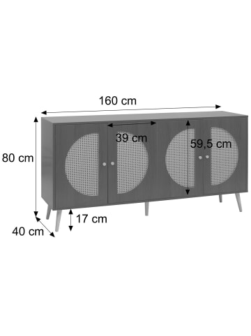 MCW Sideboard P49, Braun