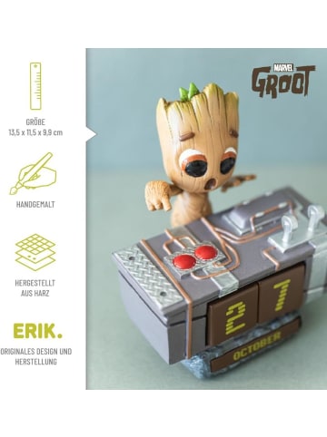 Grupo Docor Ewiger Kalender Marvel Groot Figur Death Button 3D Dauerkalender