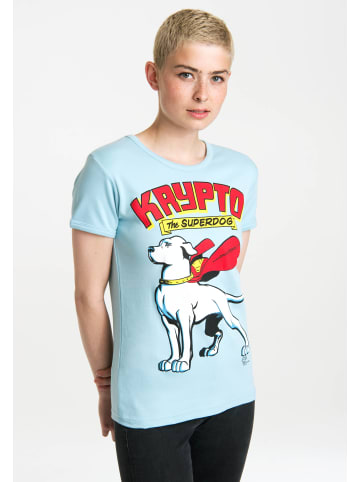 Logoshirt T-Shirt Krypto the Superdog in hellblau