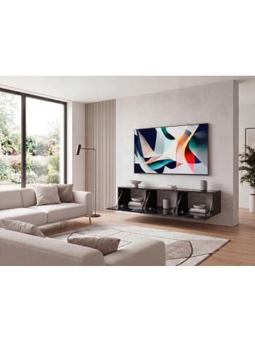 FineBuy TV- und Lowboards in Schwarz / MDF / 160x30x30