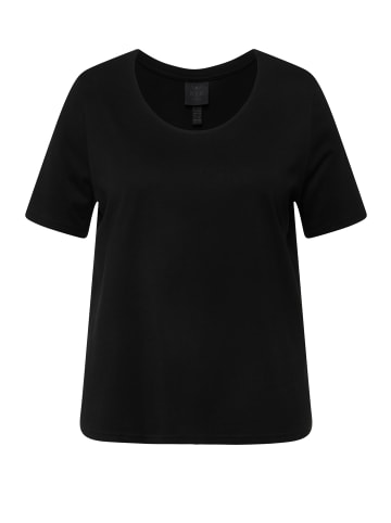 Ulla Popken Shirt in schwarz