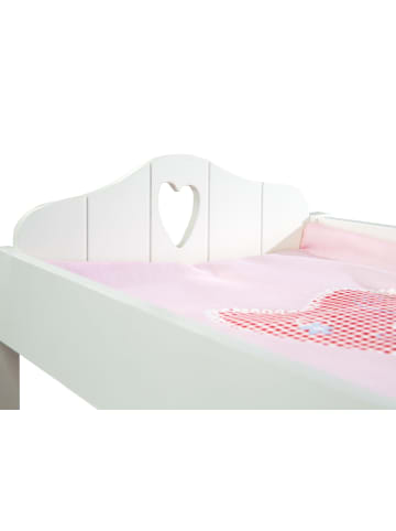 roba Puppenkommode und Puppenbett 'Fienchen' - inkl. textiler Ausstattung - Weiß