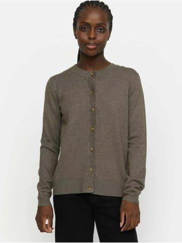 Soft Rebels Strickjacke Knitwear in 733 Morel Melange