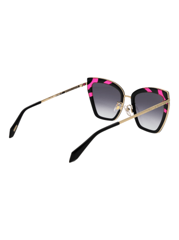 Just Cavalli Frauen Sonnenbrille Quadratisch Schwarz