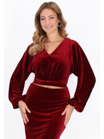faina Women Blouse in burgundy