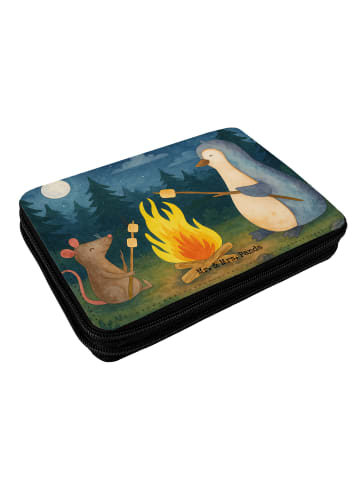 Mr. & Mrs. Panda Etui Pinguin Lagerfeuer Design ohne Spruch in Weiß