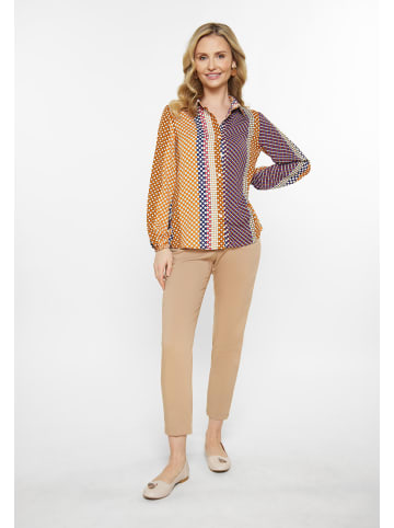 Usha Women Blouse in multicolour brown