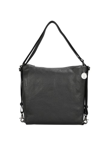 Mandarina Duck Mellow Leather - Schultertasche 36 cm (warm taupe) in nero