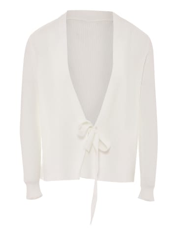 yasanna Damen Strickpullover in Wollweiss
