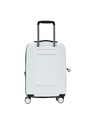 Mandarina Duck Logoduck 4-Rollen Kabinentrolley 55 cm in blanc