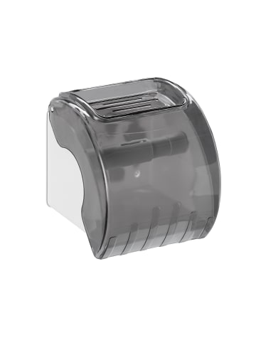 relaxdays 10 x Toilettenpapierhalter in Grau/ Weiß - (B)13,5 x (H)15 x (T)15 cm