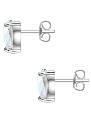 Rafaela Donata Ohrstecker Herz aus Sterling Silber mit Zirkonia in silber