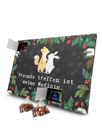Mr. & Mrs. Panda Tee Adventskalender Fuchs Hase Freunde treffen ... in Kreidetafel