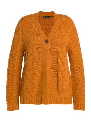 Ulla Popken Strickjacke in goldbraun