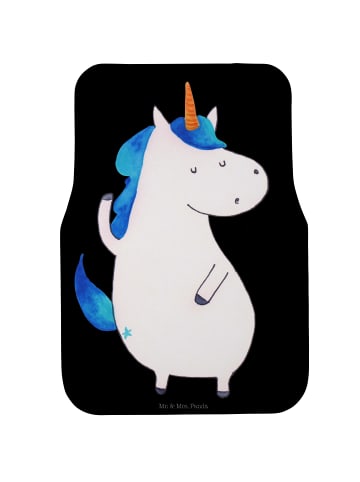 Mr. & Mrs. Panda Automatte Einhorn Mann ohne Spruch in Schwarz